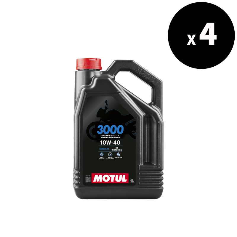 3000 4T 10W40 Motoröl 4L x4 [Motul]