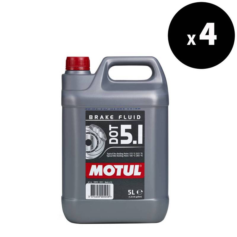 DOT 5.1 FLUIDE DE FREIN 5L 4-PACK [MOTUL]