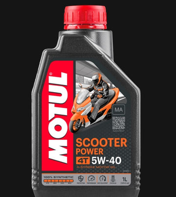 Kit d'huile de moto 5W-40 pour le scooter, 12x1l [motul]