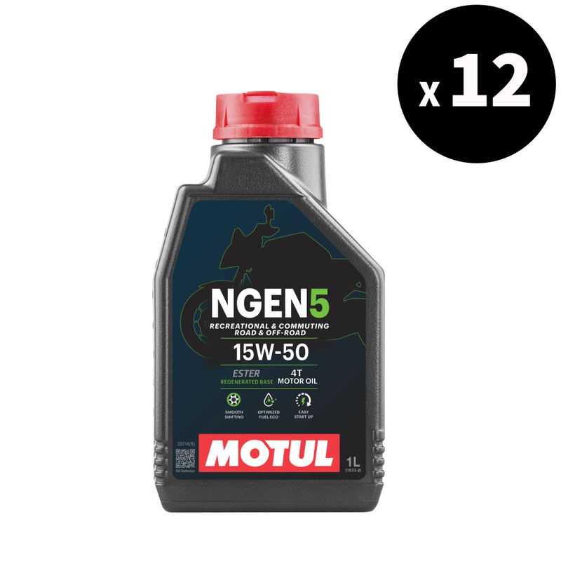 NGEN 5 4T motor oil 15W-50 1L 12-pack [Motul]