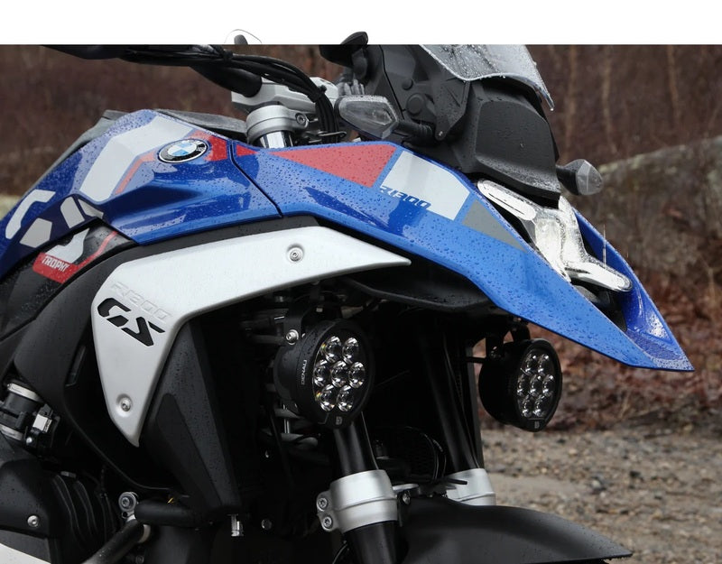 Bmw R 1300 Gs Trophy [DENALI] - Kit d'éclairage D7 LED 10W - avec contrôleur et support CanSmart Gen II