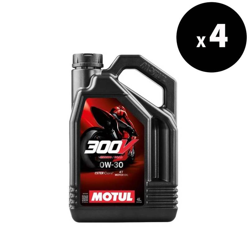 Huile à moteur 0W30 4T 4L pour les courses de rue [motul]