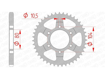 Kawasaki Versys 1100 [AFAM] - Kit chaîne 525XHR3 15/42 Super renforcé - Pignon standard