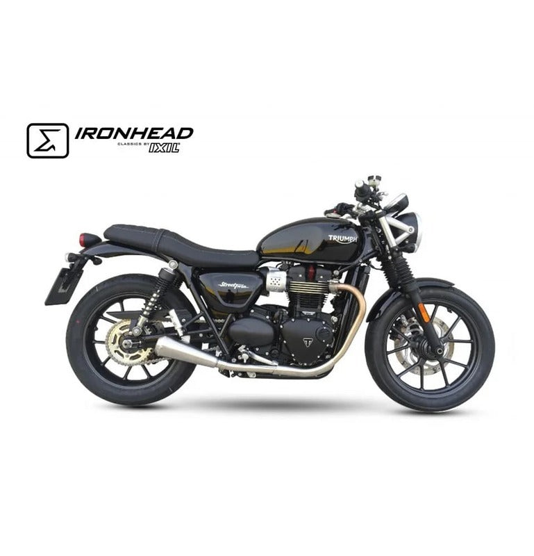 Triumph Street Twin [IXIL] - Slip On Ironhead Conical Silencer (right + left)
