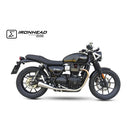 Triumph Street Twin [IXIL] - Slip On Ironhead Conical Silencer (right + left)