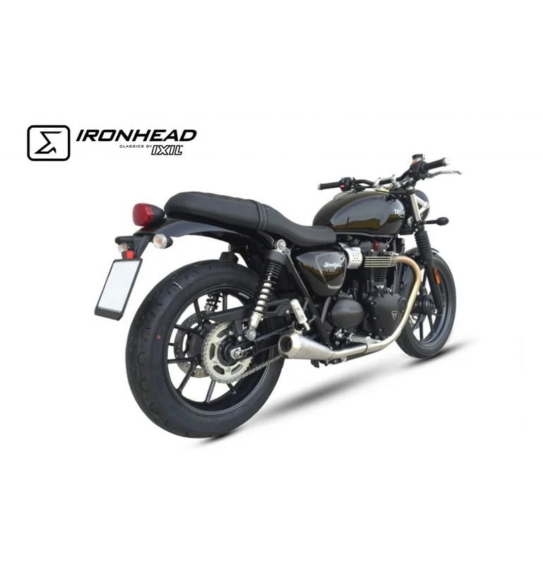 Triumph Street Twin [IXIL] - Slip On Ironhead Conical Silencer (right + left)