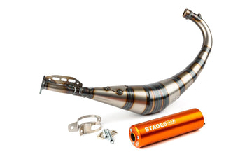 Derbi Senda R X-Treme Enduro '05 - '10 50 2T D50B0 - Auspuff Streetrace CNC Orange