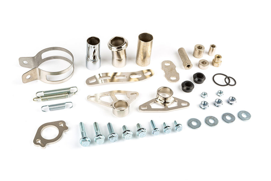 Beta RR Enduro 50 2T - Exhaust Streetrace High Mount left orange
