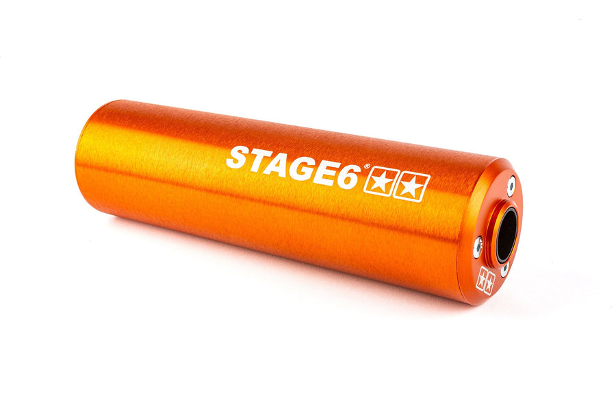 Beta RR Enduro 50 2T - Exhaust Streetrace High Mount left orange