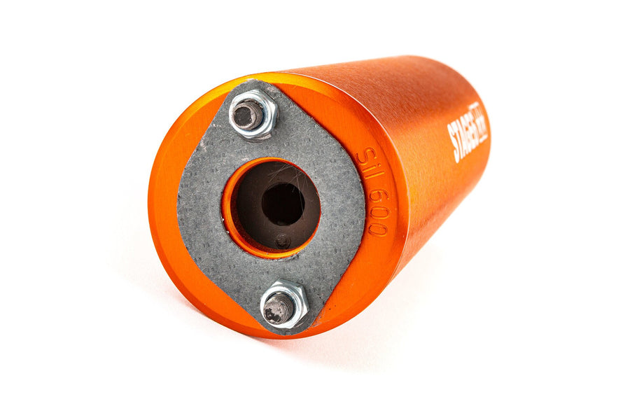 Beta RR Enduro 50 2T - Exhaust Streetrace High Mount left orange