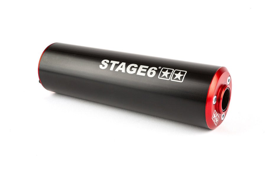Aprilia RX 50 2T D50B1 [2006–] - Exhaust 70cc red black