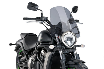 TRIUMPH BONNEVILLE T 120 NOIR [2025] - Pare-brise Touring nouvelle génération | Teinté | PUIG8164H