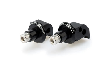 YAMAHA FZ8 [2016] – Adapter Beifahrer Fußrasten- Gummipad – Schwarz - 0