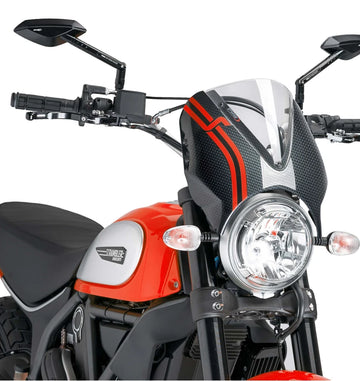 DUCATI SCRAMBLER DESERT SLED [2025] – RetroVision windshield visor - 0