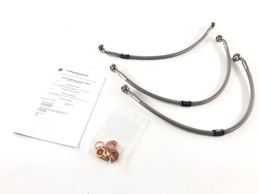 Suzuki GSX-R 1100 GV73B [1991] - Bremsleitung Stahlflex vorne Set neuwertig