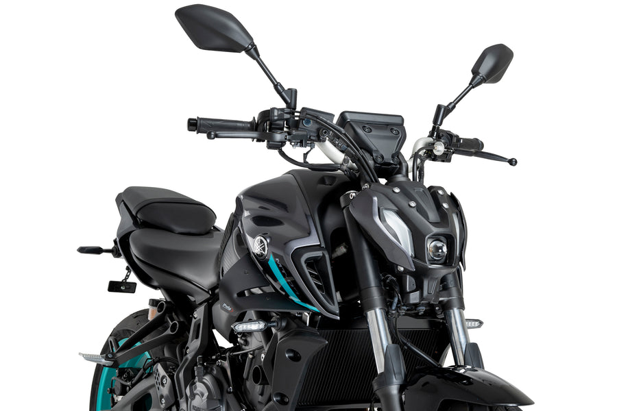 YAMAHA MT-07 PURE [2024] – D12 Spoiler – Mattschwarz