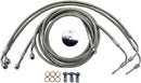 harley davidson fltruse [LA CHOPPERS] - Kit de conduites de frein en acier inoxydable-1