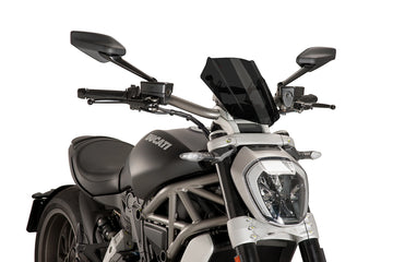 TRIUMPH BONNEVILLE T 120 NOIR [2025] - Bulle sport réglable | Fortement tonique | PUIG8921F