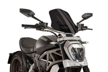 TRIUMPH BONNEVILLE T 120 NOIR [2025] - Bulle touring réglable | Fortement tonique | PUIG8922F