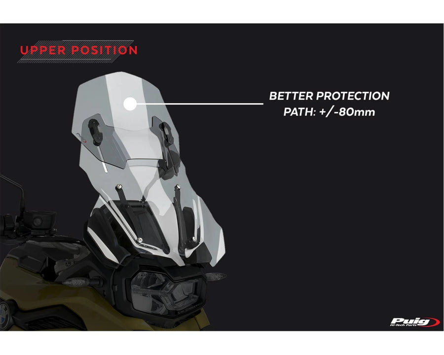 BMW F 750 GS [2024] – Verstellbare Scheibe – Getönt