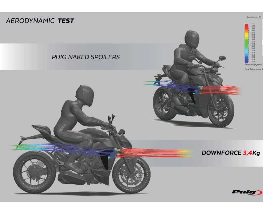DUCATI STREETFIGHTER V2 [2024] – Naked Verkleidungsscheibe Windschild Side