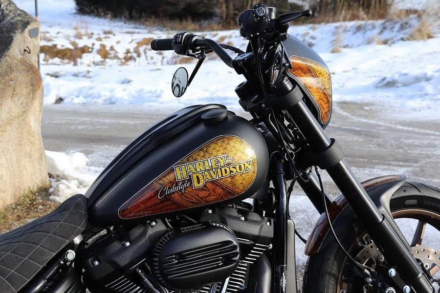 harley davidson fxlrst [CULT WERK] – Cache tableau de bord pour Harley
