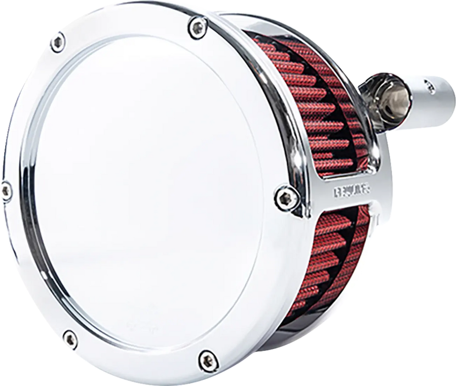 Harley-Davidson FLSTFB 1690 Fat Boy Special [2017] - BA air filter kit - Surface: Chrome-plated, Red - Image 1
