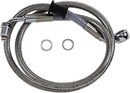 harley davidson flfb [DRAG SPECIALTIES] – Verlängerte Edelstahl-Bremsleitung-1