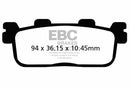 Yamaha dt 125 [EBC]-SFA-HH series Roller Sinter metal brake pads-1