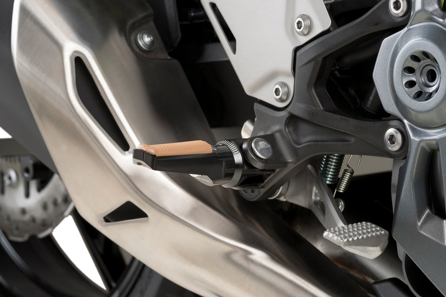 KTM RC 390 [2025] – Vintage Fußrasten – Silber