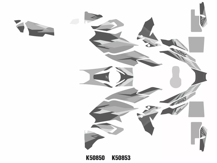 BMW K 1200 R [uniracing] - sticker set