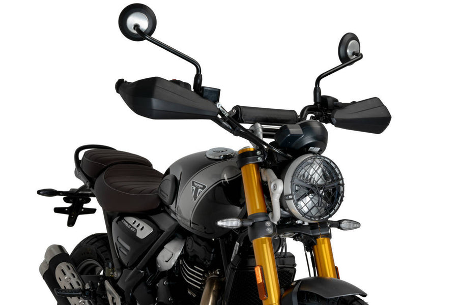 TRIUMPH SCRAMBLER 400X [2025] – Retro windshield – heavily tinted