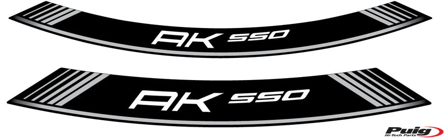 KYMCO AK 550 PREMIUM [2025] – Rim Strips Specials – Silber