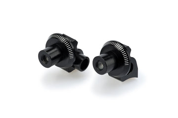 APRILIA DORSODURO 900 [2020] – Adapter footrest rubber pad “Rider” – Black - 0