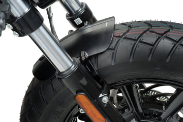 INDIAN SCOUT [2025] – Garde-boue avant en tôle d'aluminium épaisse – Noir