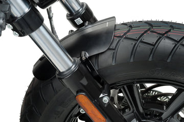 INDIAN SCOUT [2025] – Garde-boue avant en tôle d'aluminium épaisse – Noir - 0