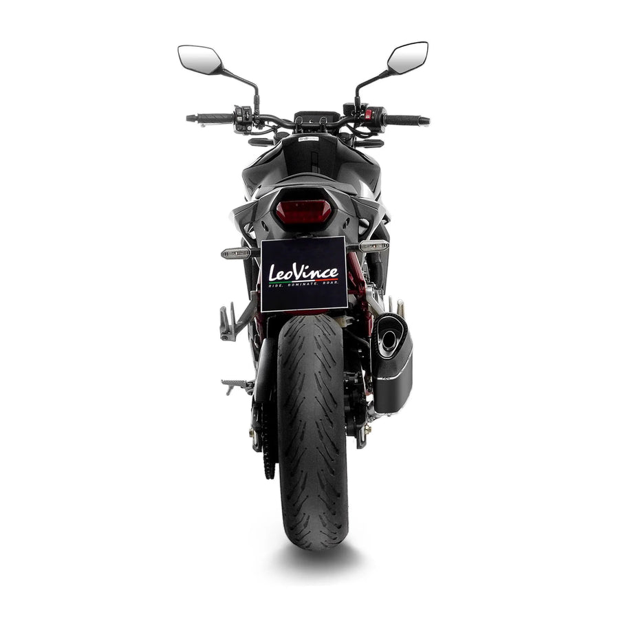 honda cb 750 hornet [LEOVINCE] – Silencieux arrière slip-on LV-14R Black Edition