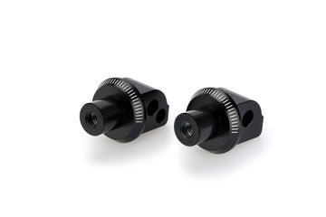 APRILIA SHIVER 900 [2020] – Adaptateur repose-pieds passager en caoutchouc – noir
