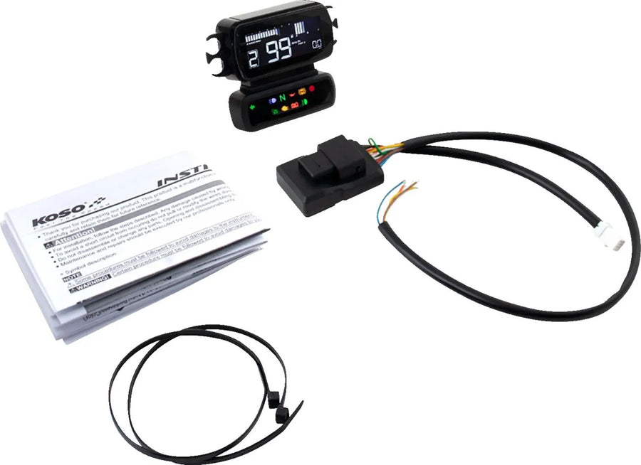 harley davidson flst [KOSO NORTH AMERICA] – D2 LCD Multifunktions-Anzeige
