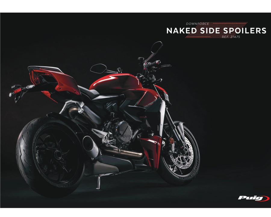 DUCATI STREETFIGHTER V2 [2024] – Naked Verkleidungsscheibe Windschild Side