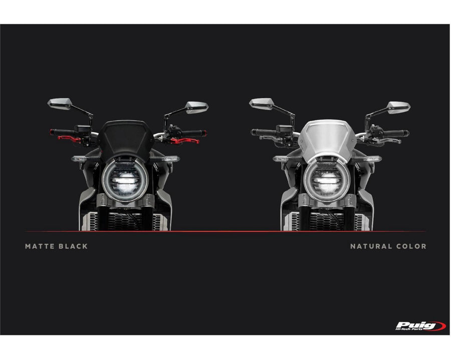 TRIUMPH SCRAMBLER 900 [2025] – ALU Frontplatte – Schwarz