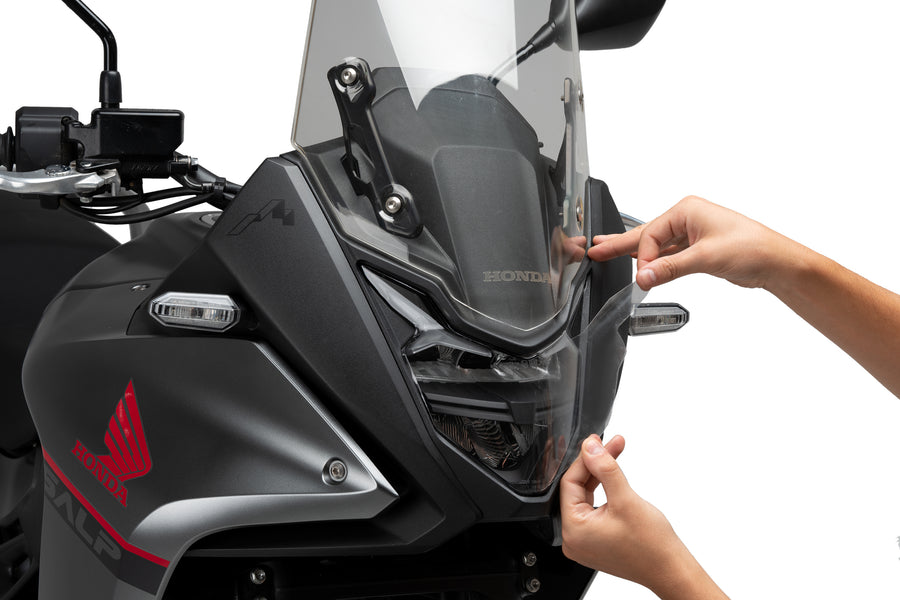 HONDA XL 750 TRANSALP [2024] – Headlight protection Adhere – Transparent