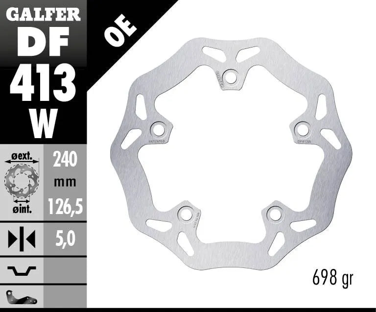 Kymco XCITING 250 R I [2009-2010] - Wave® Bremsscheibe – Bild 2