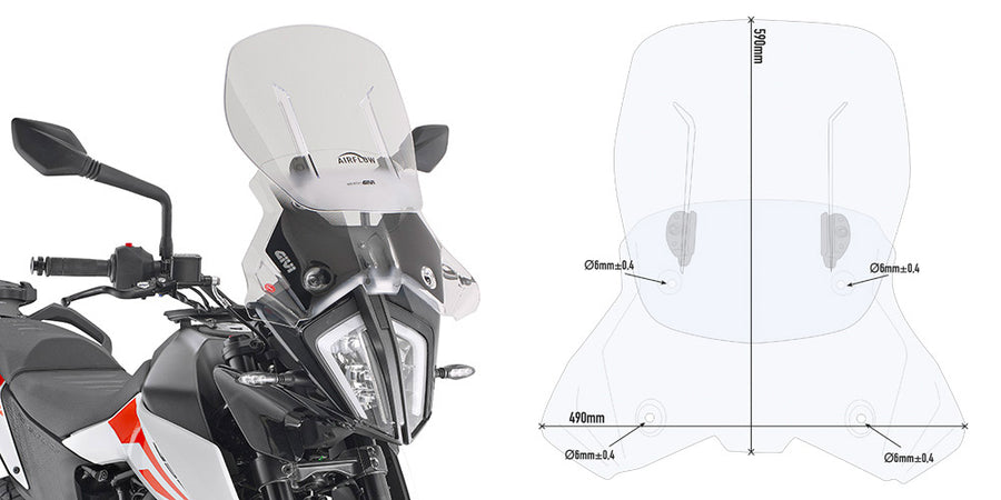 KTM 790 ADVENTURE [2019-2020] - Windshield