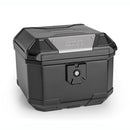 B38 BERNINA Monolock Topcase, schwarz – 38 Liter, mit Universalplatte und Montagekit