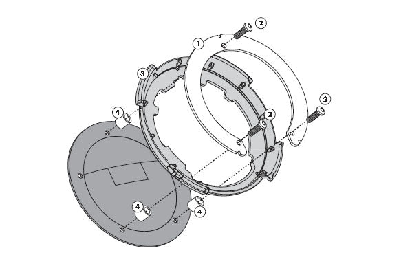 Ducati 1098 [2007–2012] – Befestigungsring für Tanklock