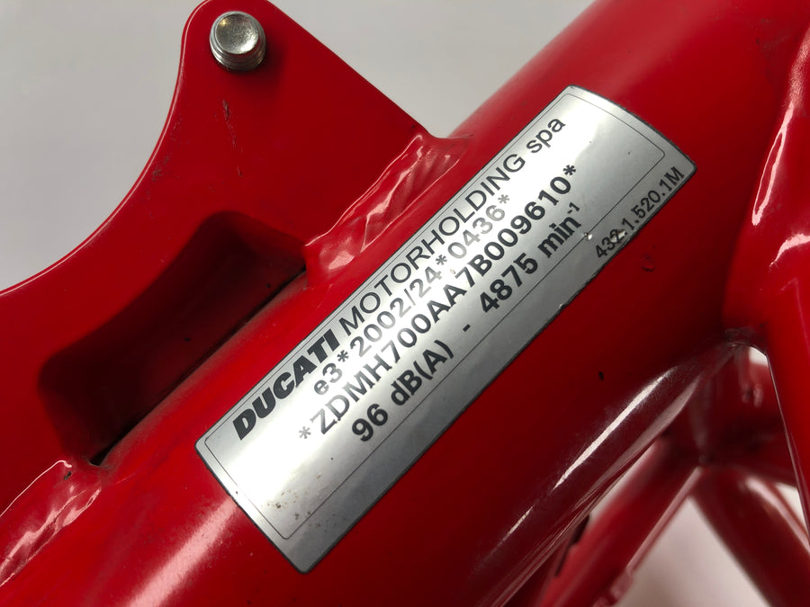Ducati 1098 S H7 [2007] - Cadre avec carte grise