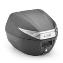 C30NT - Top case Monolock avec plaque – noir, avec réflecteurs transparents