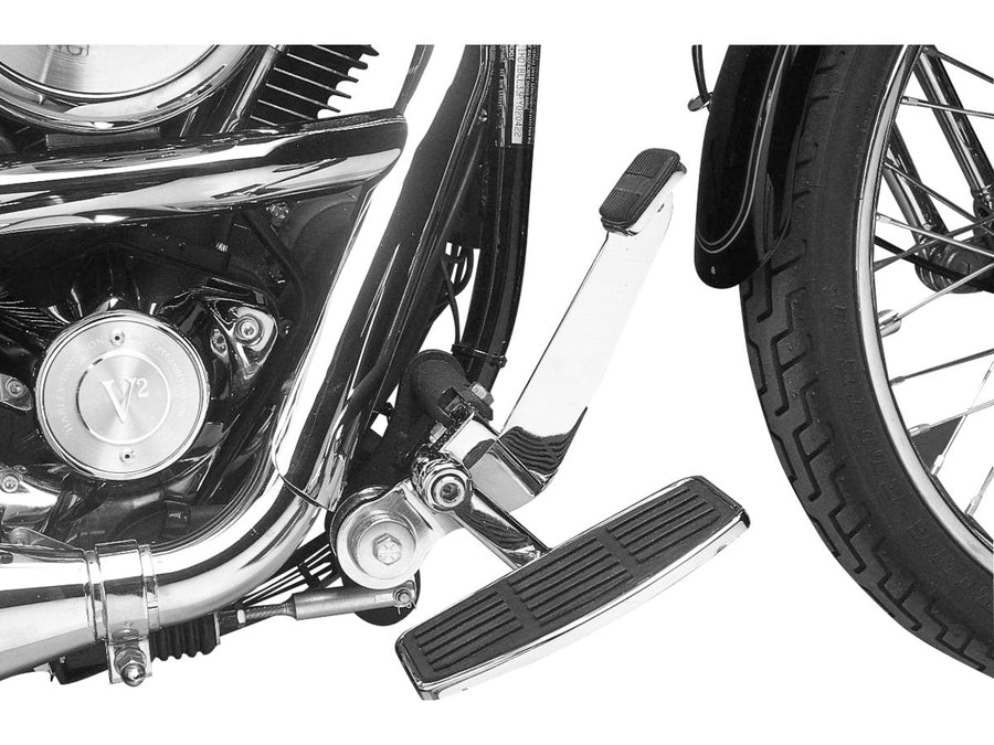 Harley Davidson FXWG [1983-1985]-Adjustable driver-mini kicking boards Chrom