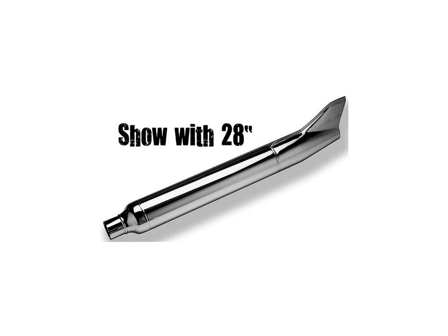 Harley Davidson Panhead [1958-1965] – FL-Style Fishtail Auspuff 33" Lang Show Chrom